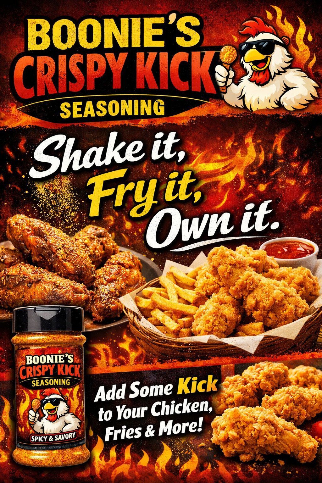 Boonies crispy kick seasoning