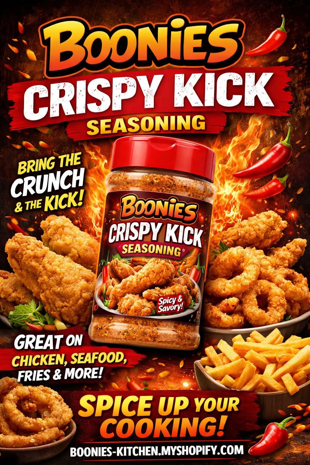 Boonies crispy kick seasoning